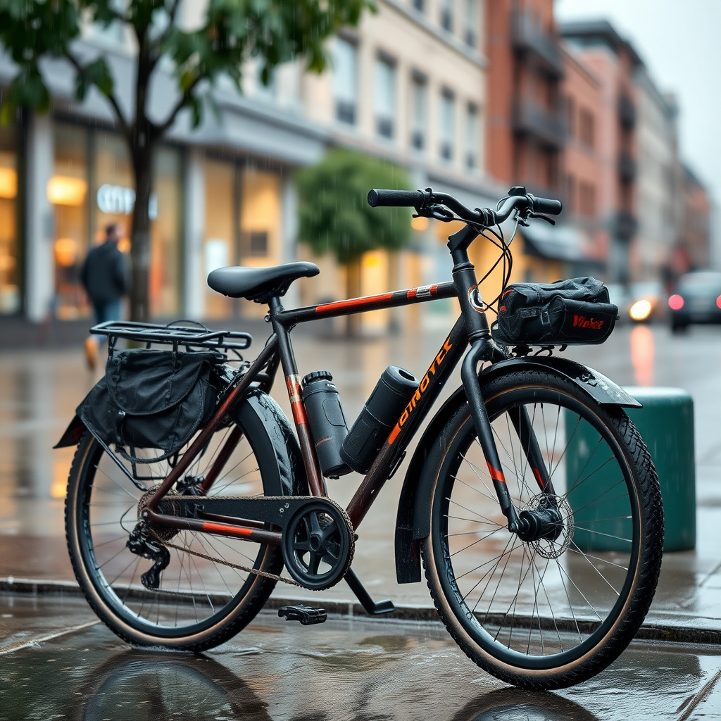 Tipps für das Radfahren bei Regen in der Stadt