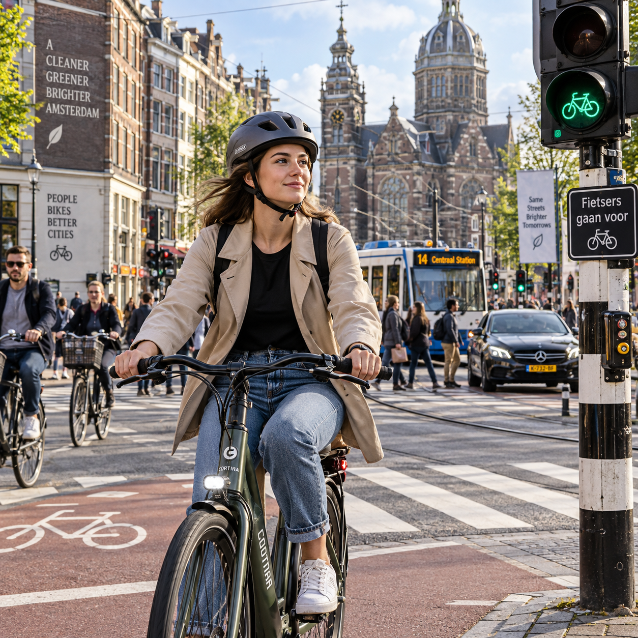 Wie man sich im städtischen Verkehr sicher fühlt: Praktische Tipps fürs Radfahren